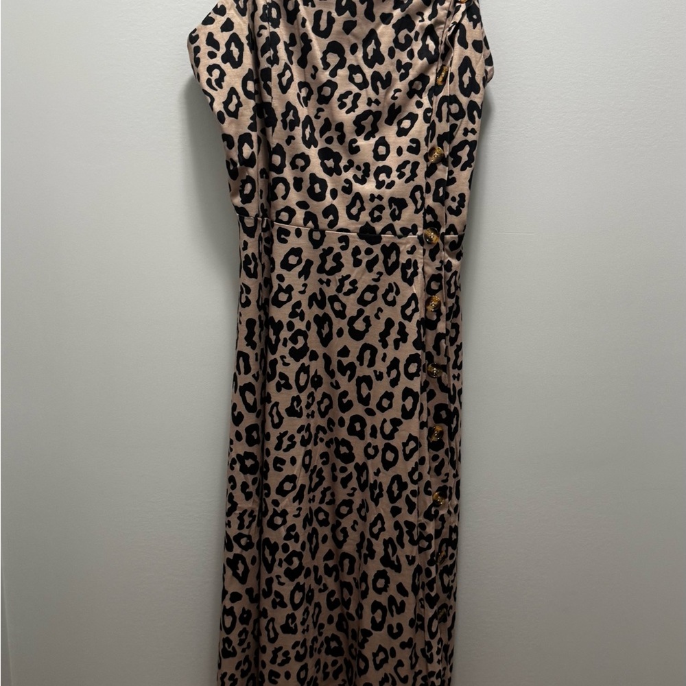 Chic Leopard Print Maxi Dress